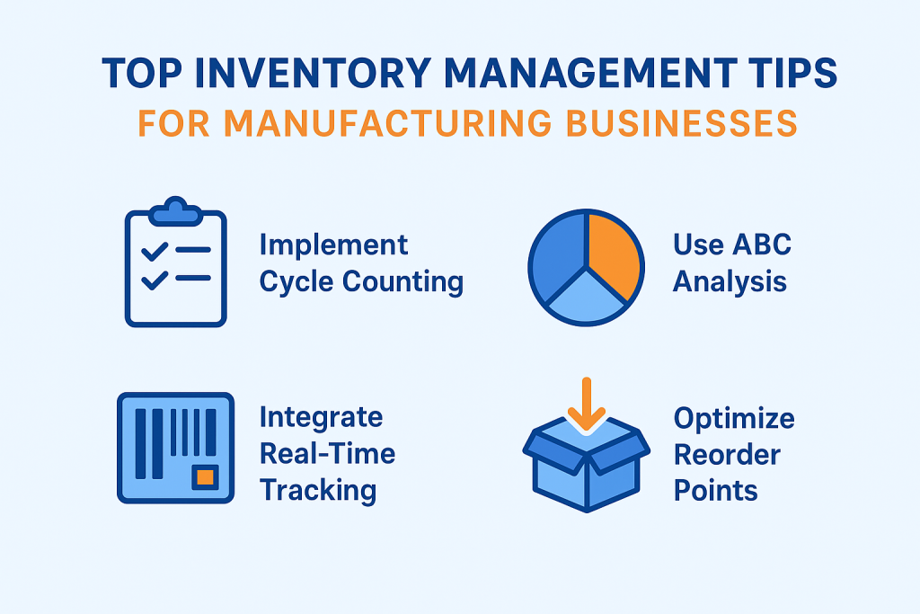 Top Inventory Management Tips for Manufacturers