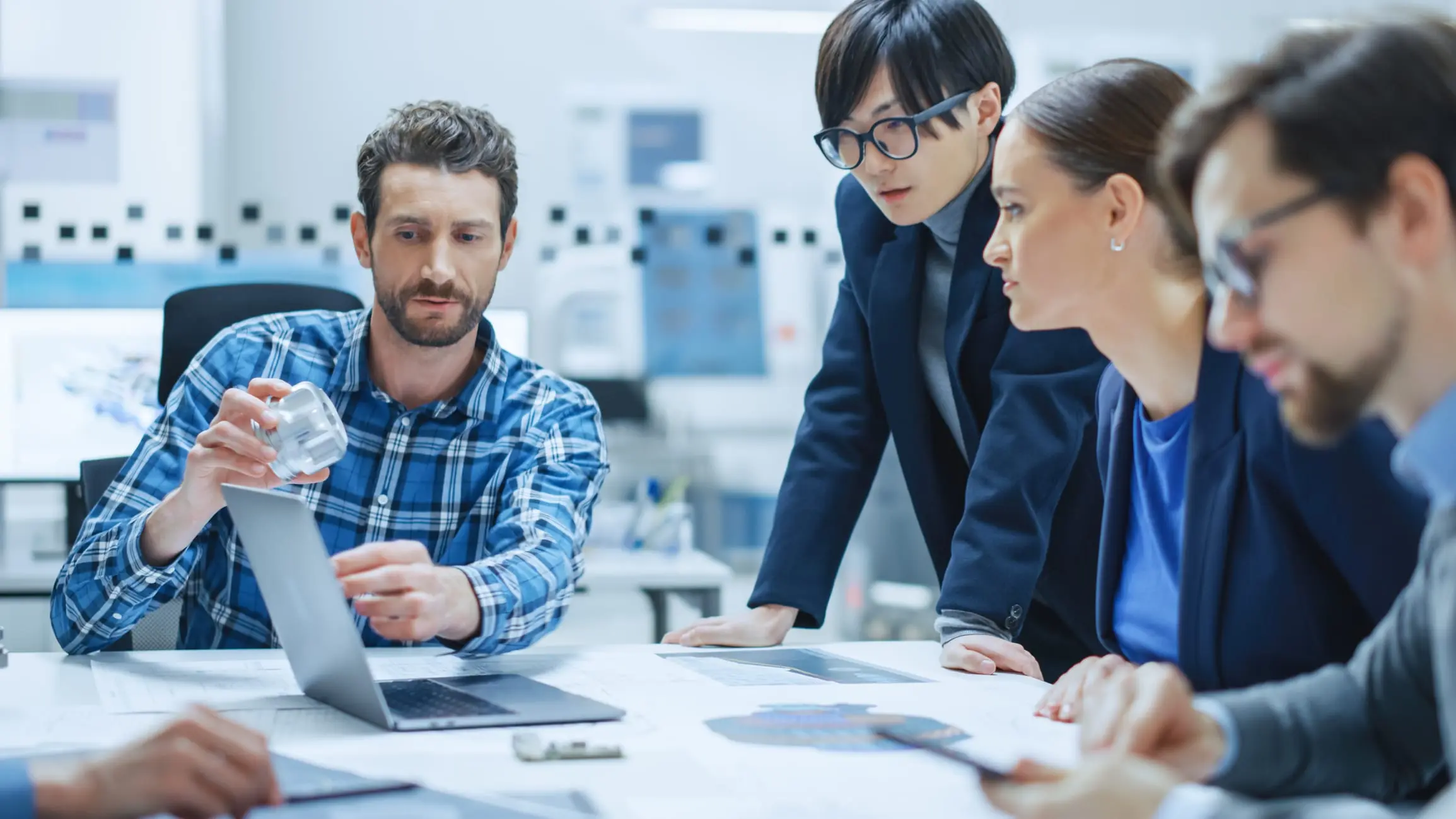 Contract review software for manufacturing showing customer Purchase Order review, requirement validation, cross-functional approval, discrepancy resolution, quality-clause flowdown, Work Orders, and audit history